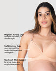 AMBITION T-SHIRT MAPLE CONTOUR NURSING BRA - WIREFREE