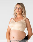 Hotmilk My Everyday FlexFit Nursing Bra in Latte Busty – front view, wirefree nursing bra for fuller busts