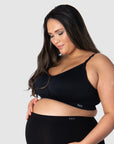 HOTMILK NZ MY NECESSITY BLACK MULTIFIT FULL CUP - WIREFREE MATERNITY AND NURSING BRA NZ