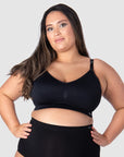 HOTMILK NZ MY NECESSITY BLACK MULTIFIT FULL CUP - WIREFREE MATERNITY AND NURSING BRA NZ