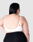 HOTMILK NZ MY NECESSITY WHITE MULTIFIT FULL CUP MATERNITY AND NURSING BRA - WIREFREE