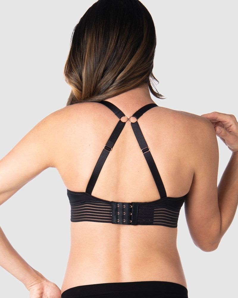 Ambition T-Shirt Nursing Bra - Black