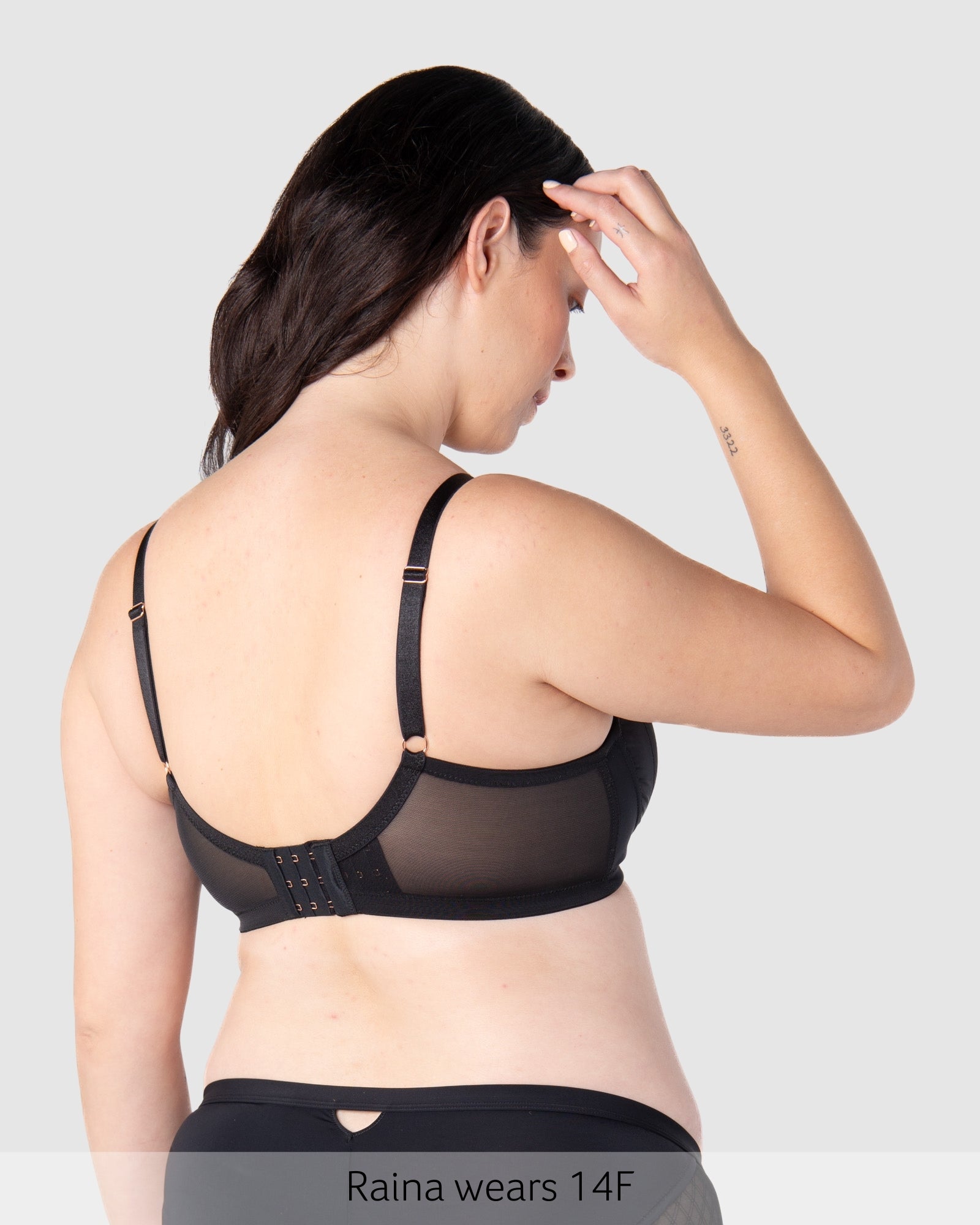 Lunar Eclipse Full Cup Nursing Bra - Black