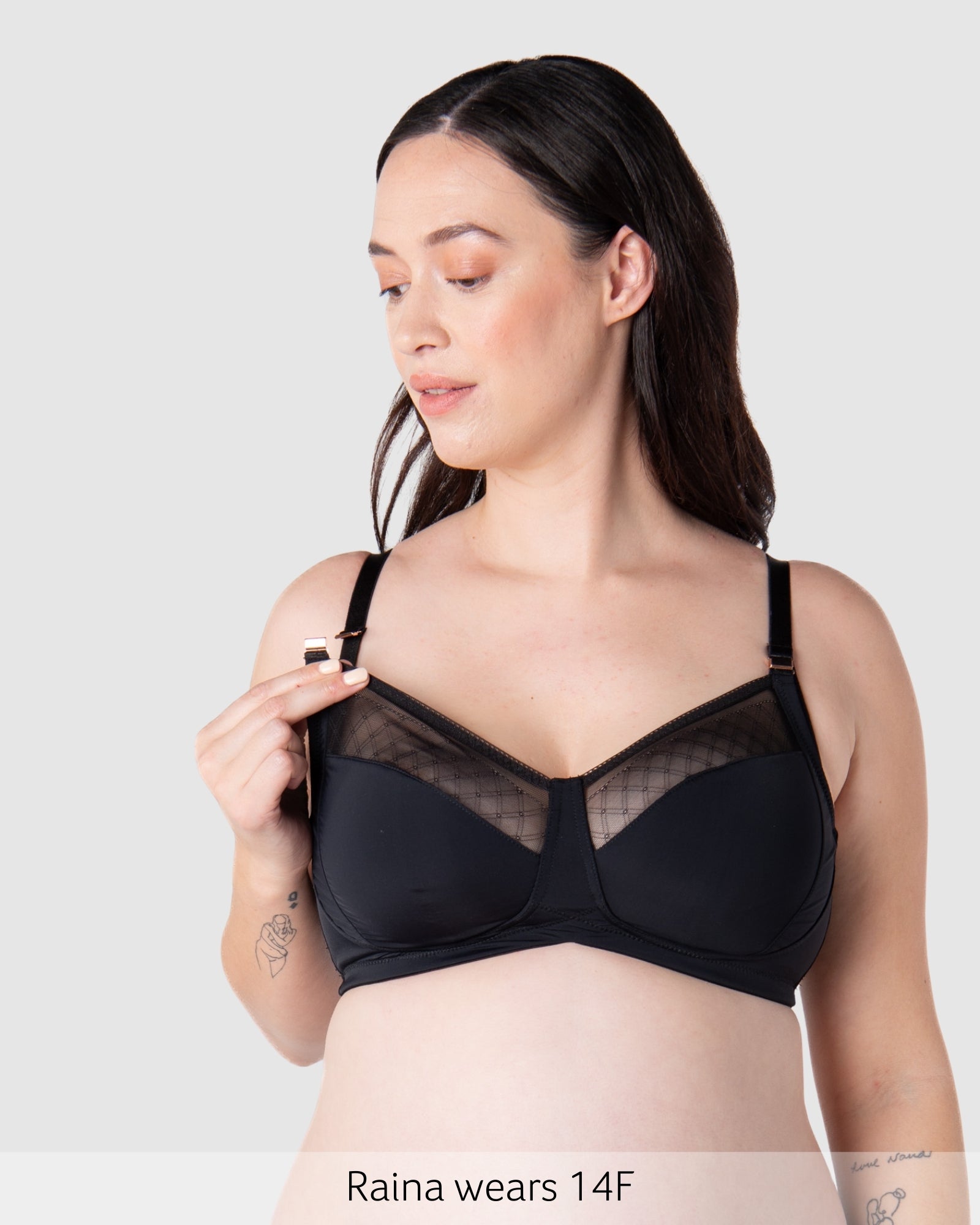 Lunar Eclipse Full Cup Nursing Bra - Black