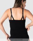 Back of My Necessity Nursing Cami Top in Black