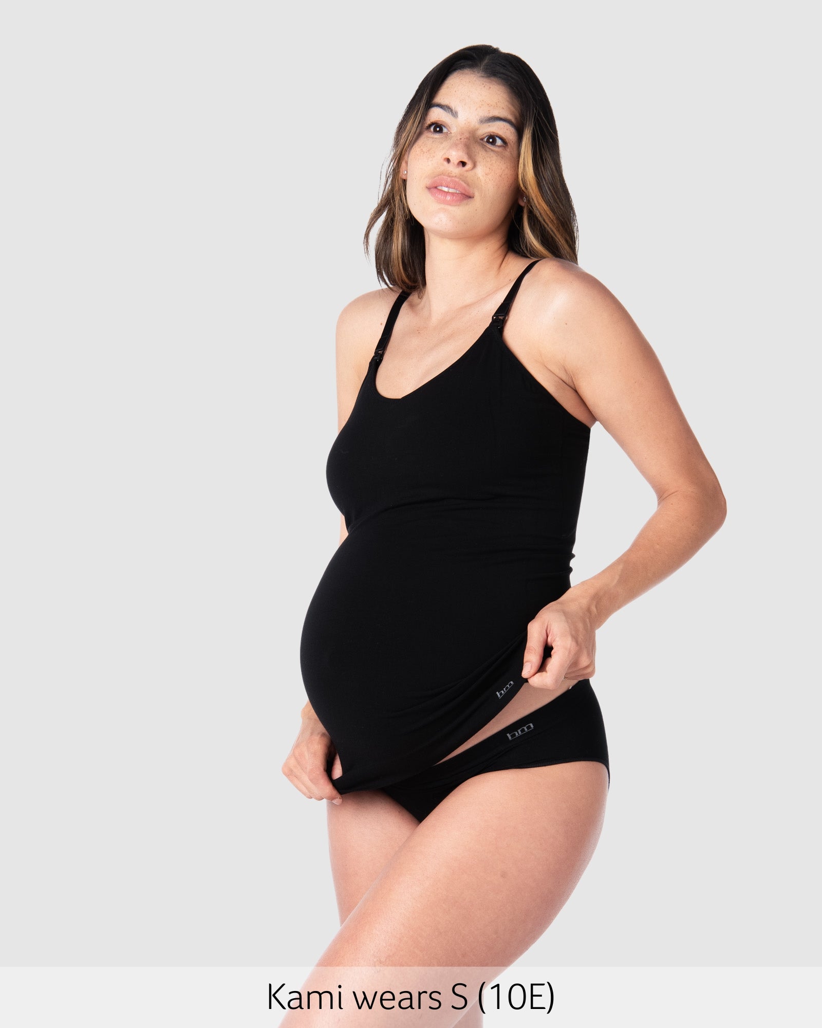 My Necessity Nursing Cami Top in Black