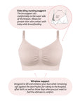 My Necessity Seamless Nursing Bra - Ballet Pink