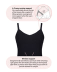 My Necessity Nursing Cami - Black