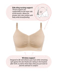 My Necessity Seamless Nursing Bra - Frappe Busty