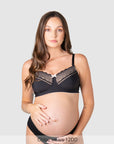 Show Off Wirefree Nursing Bra - Black
