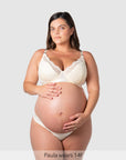 Warrior Plunge Nursing Bra - Ivory