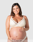 Warrior Plunge Nursing Bra - Ivory