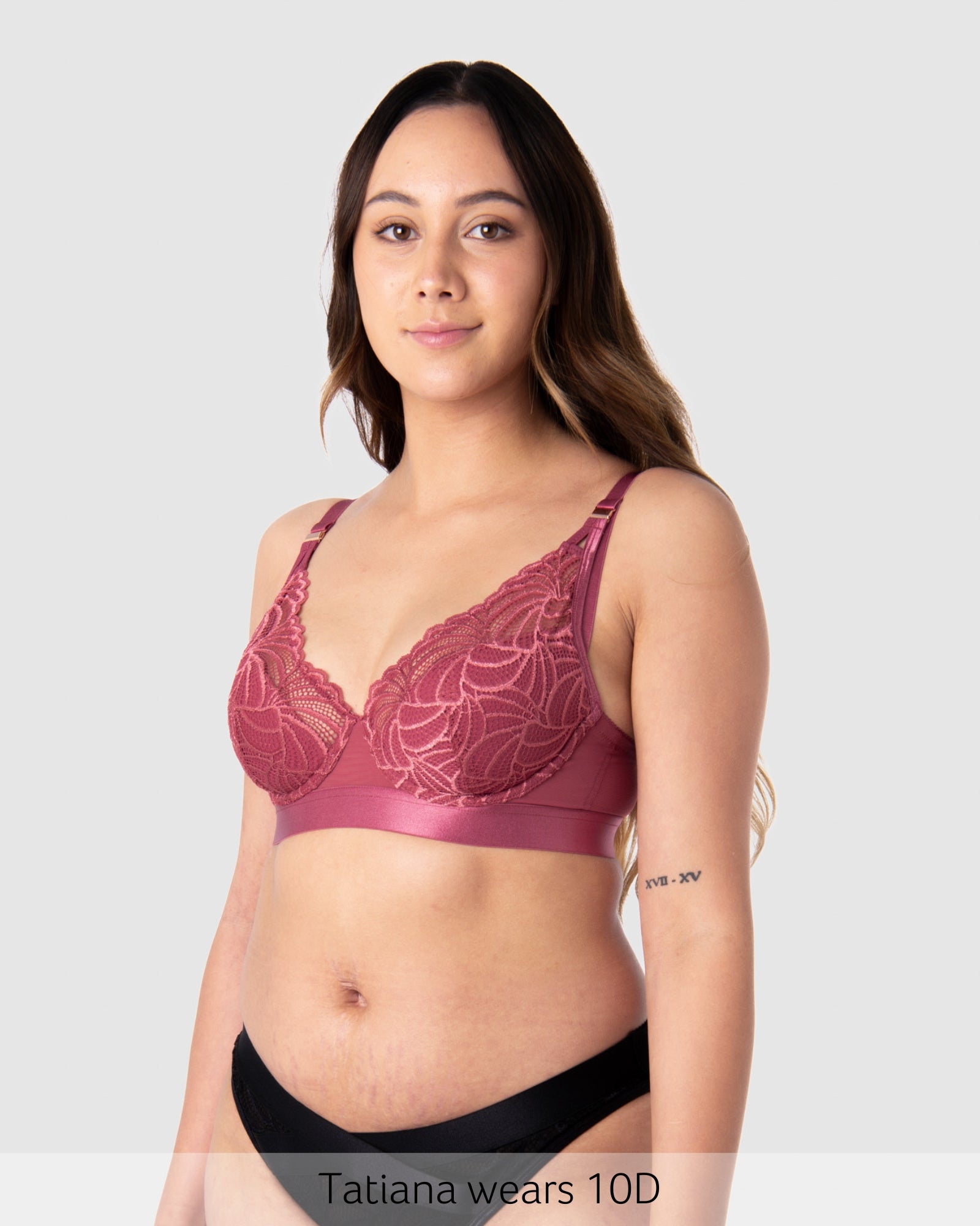 Warrior Plunge Nursing Bra - Spice Rose