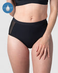 HOTMILK LIMITLESS BLACK HEAVY LEAKPROOF HI BRIEF MATERNITY 