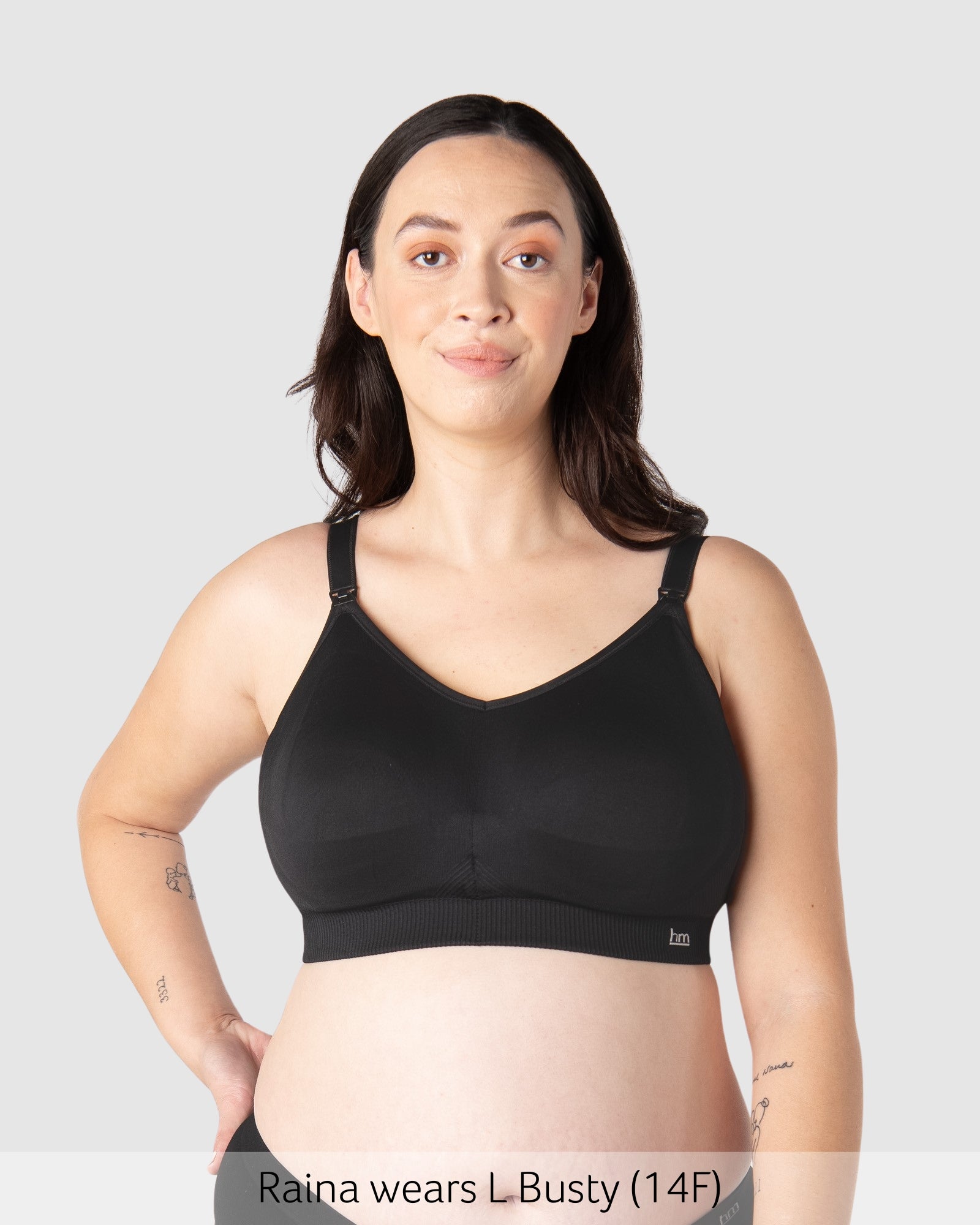 My Everyday FlexFit Nursing Bra - Black Busty