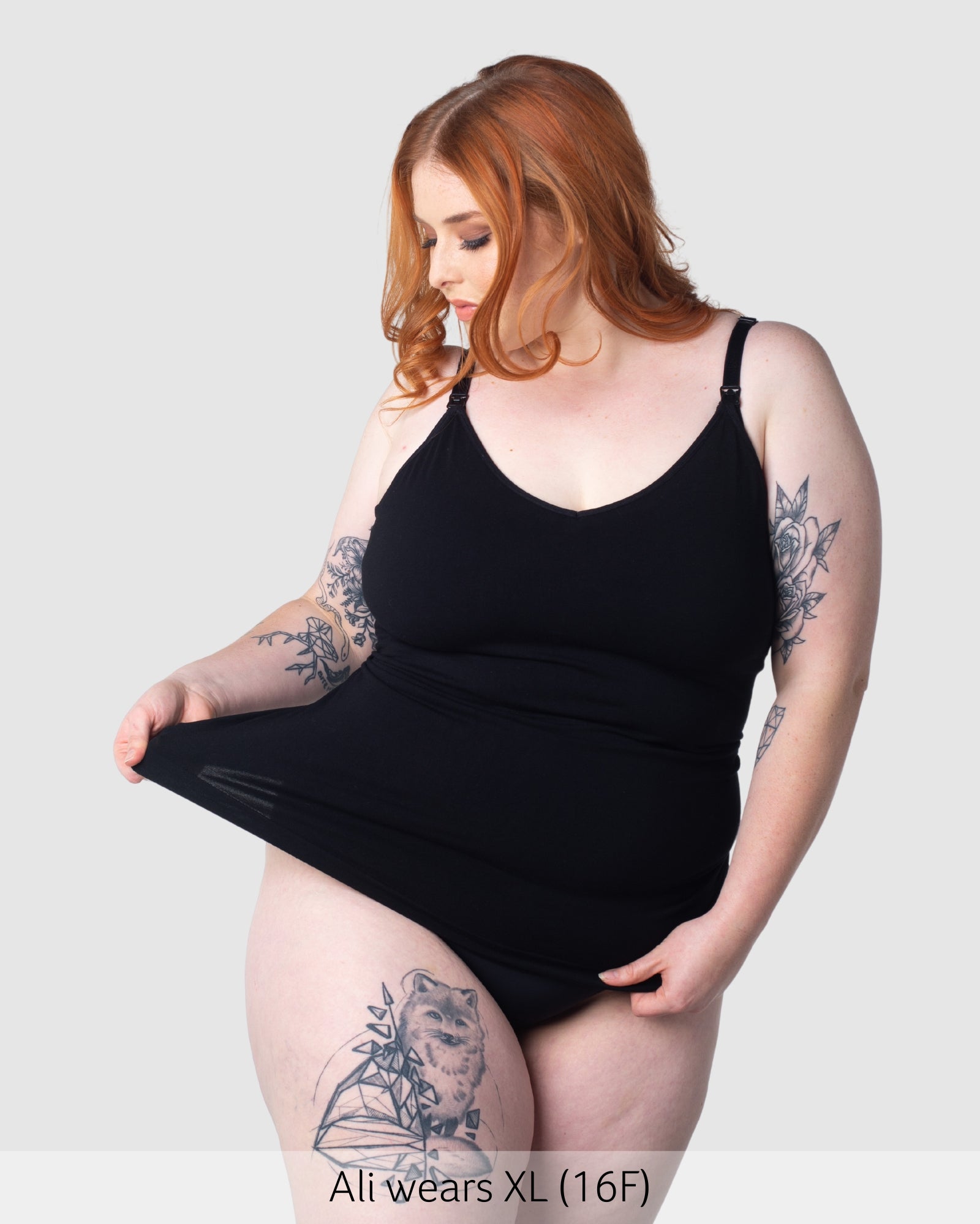 My Necessity Nursing Cami Top in Black