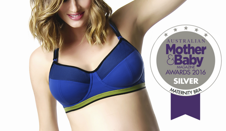 Hotmilk's Activate Sports Bra WINS Silver at this years Mother and Baby Awards