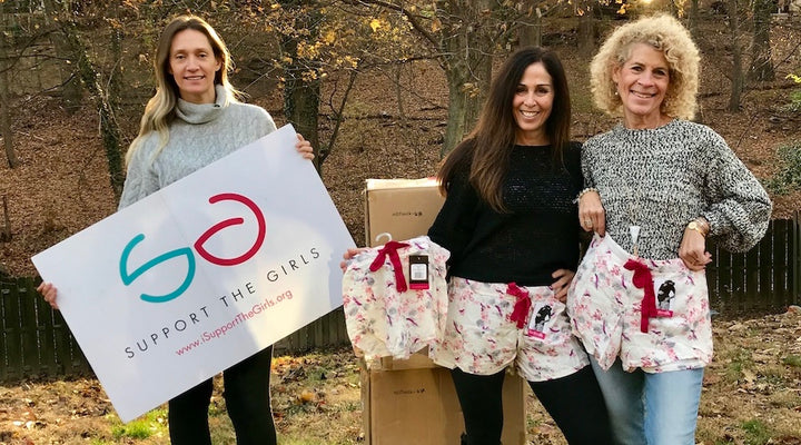 Hundreds of Hotmilk garments donated to charities in need.