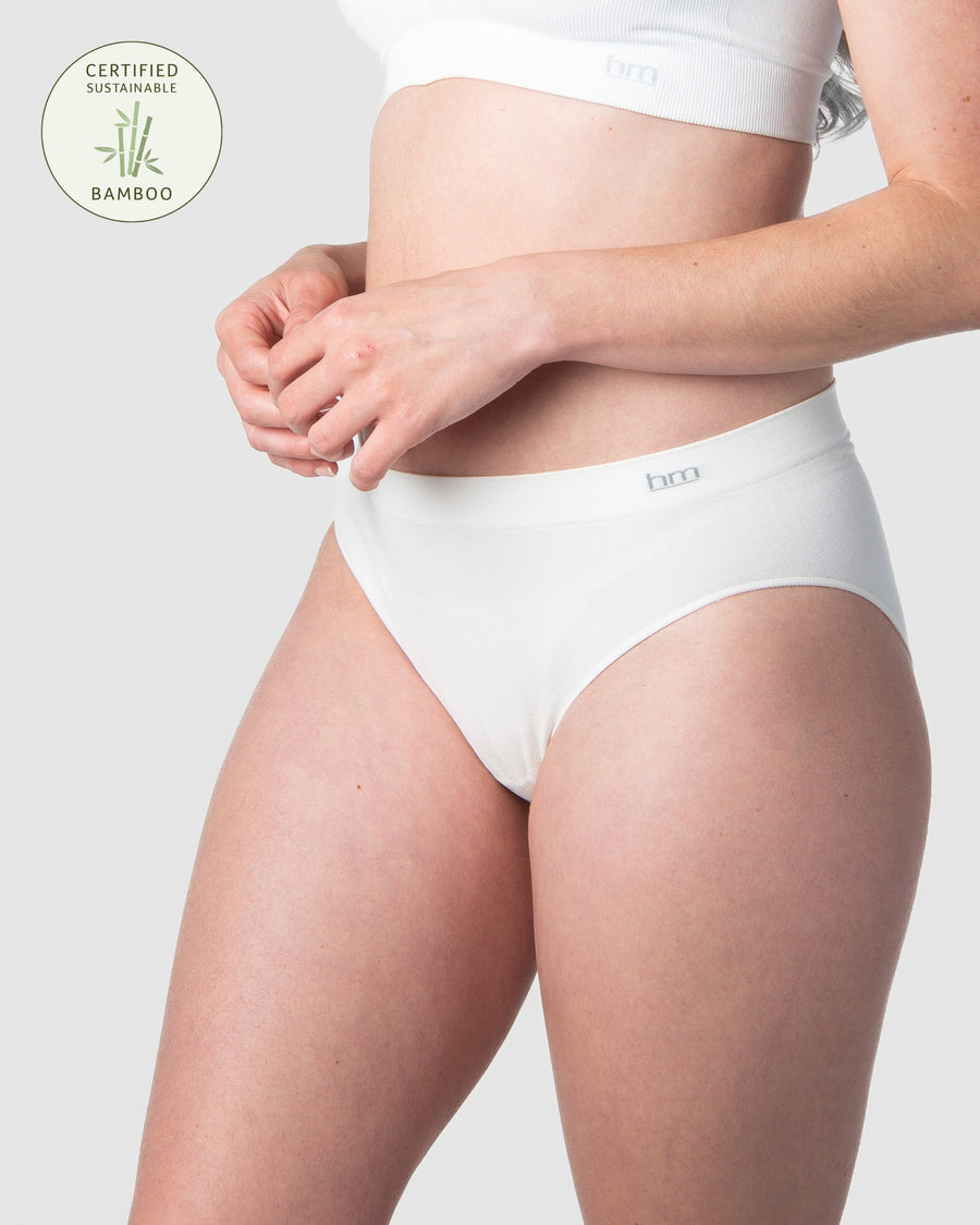 HOTMILK NZ MY NECESSITY SEAMLESS IVORY BIKINI BRIEF