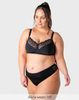 Luxe Wirefree Full Cup Bra - Black