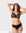 Hotmilk Refined Flexiwire Full Cup Bra in Black – side view, flattering lace bra with flexible underwire support