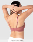 Straps worn standard on Forever Yours Contour Flexi underwire T-shirt Nursing Bra in Spice