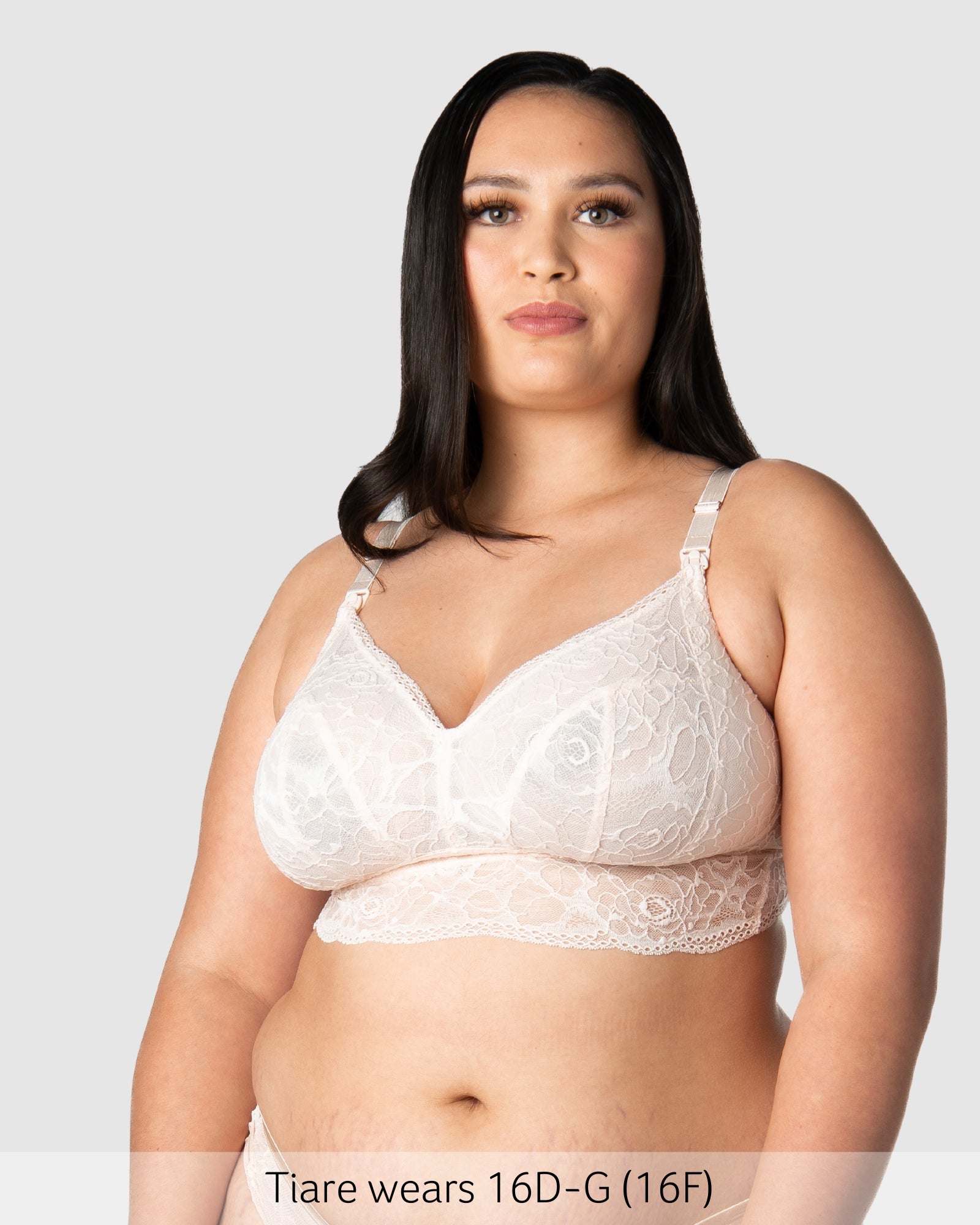 Heroine Wirefree Nursing Bralette in Shell