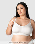 Nursing clip on My Necessity Wirefree Nursing Bra in White