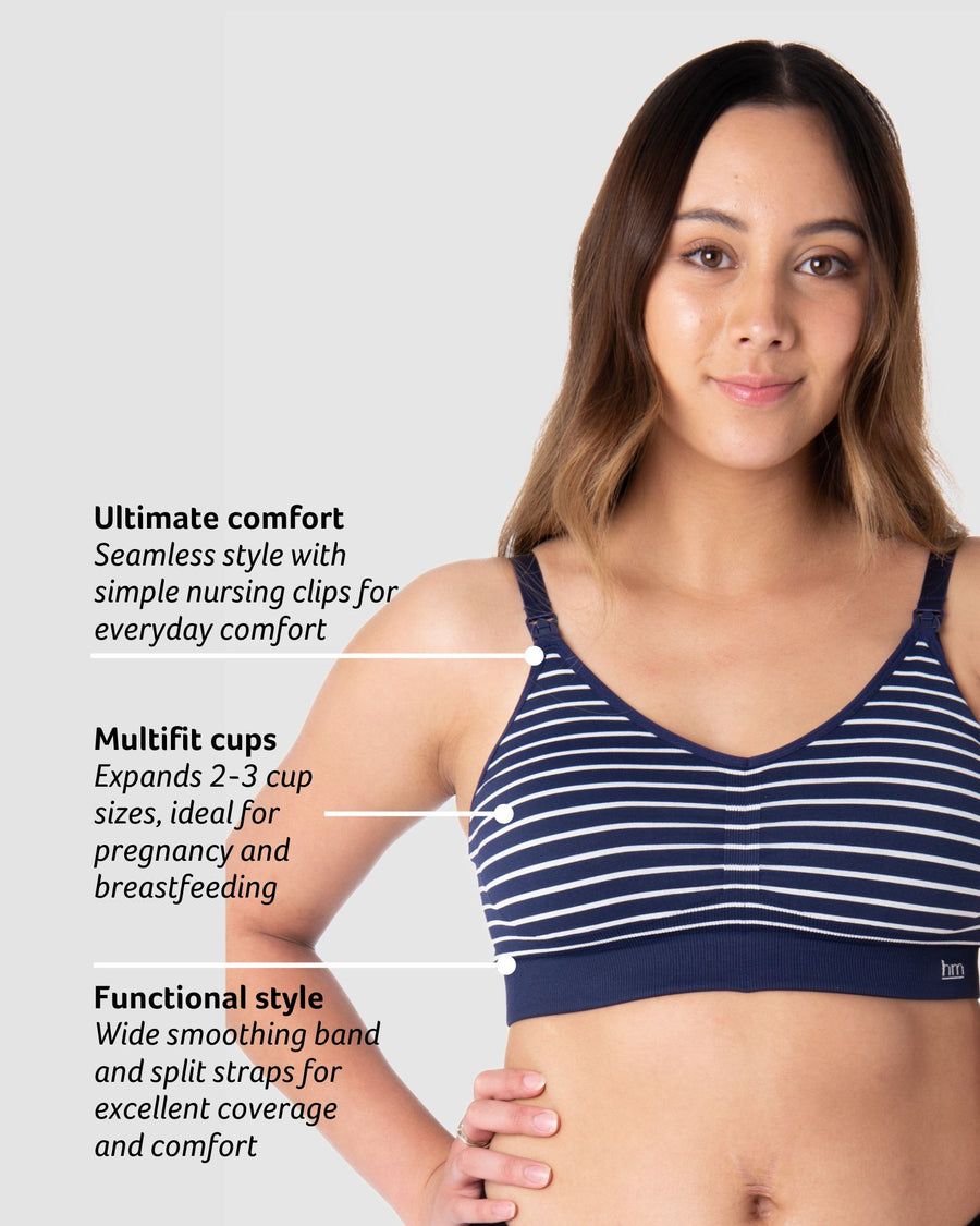 MY NECESSITY NAVY STRIPE MULTIFIT REGULAR - WIREFREE