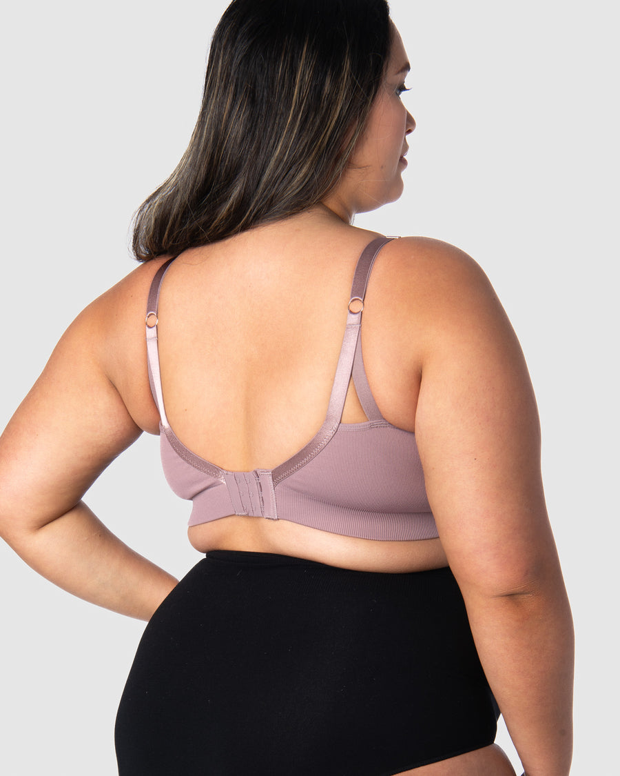 HOTMILK NZ MY NECESSITY TWILIGHT MULTIFIT FULL CUP - WIREFREE MATERNITY AND NURSING BRA