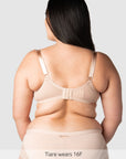 Back of Obsession Contour Nursing Bra with Flexi Underwire in Cashmere
