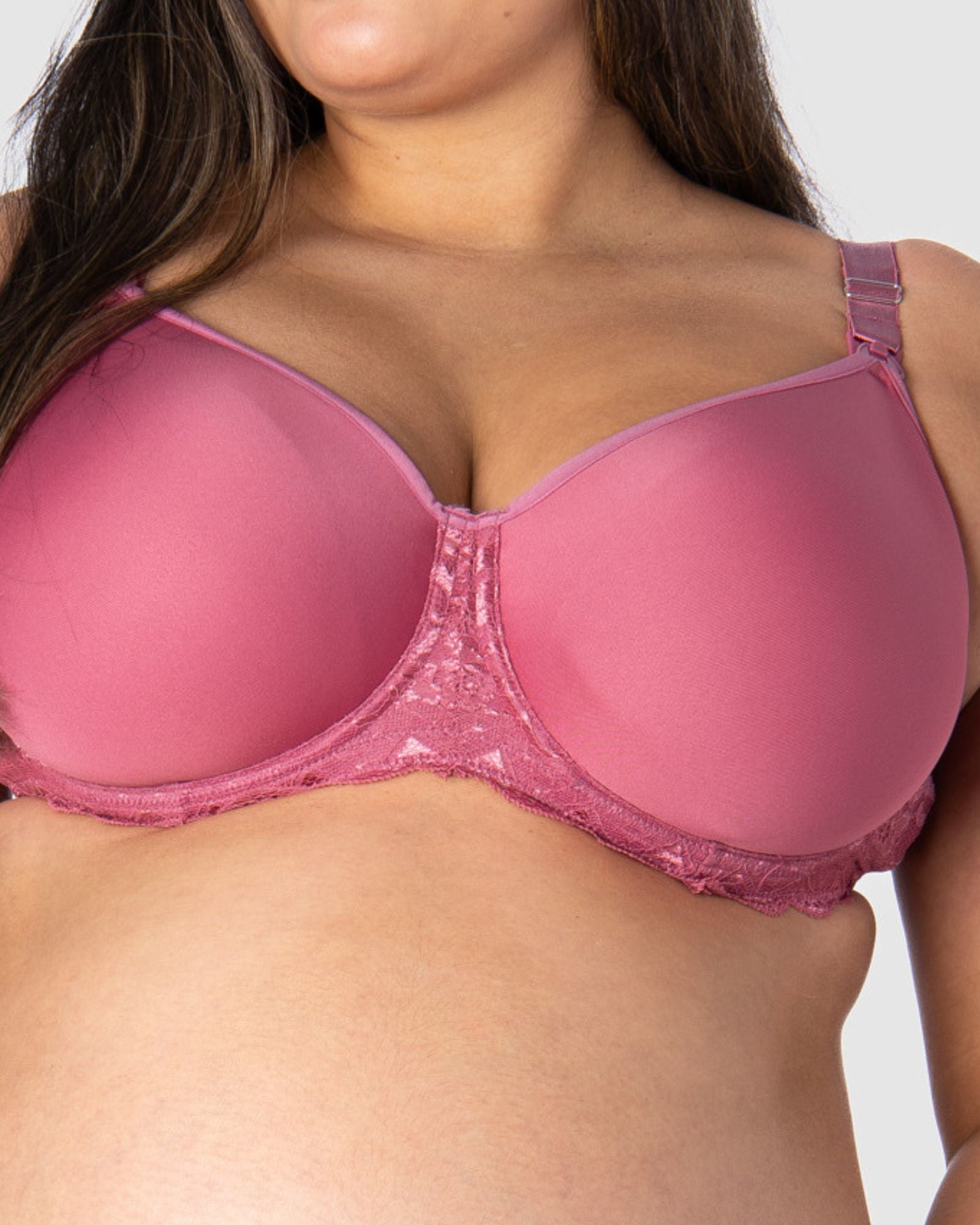 HOTMILK NZ OBSESSION ROSE CONTOUR NURSING MATERNITY BRA - FLEXI UNDERWIRE