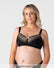 Hotmilk Show Off Full Cup Nursing Bra in Black – front view, award-winning wirefree maternity and nursing bra