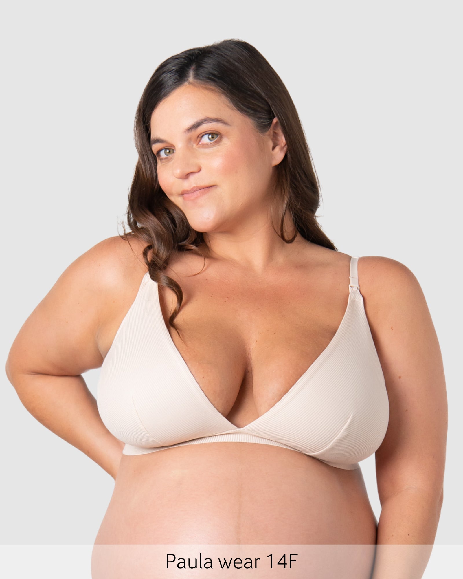 Solace Triangle Nursing Bra - Oat