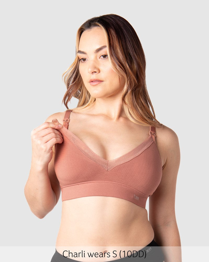 Nursing clip of Caress Bamboo Nursing Bra - Sienna