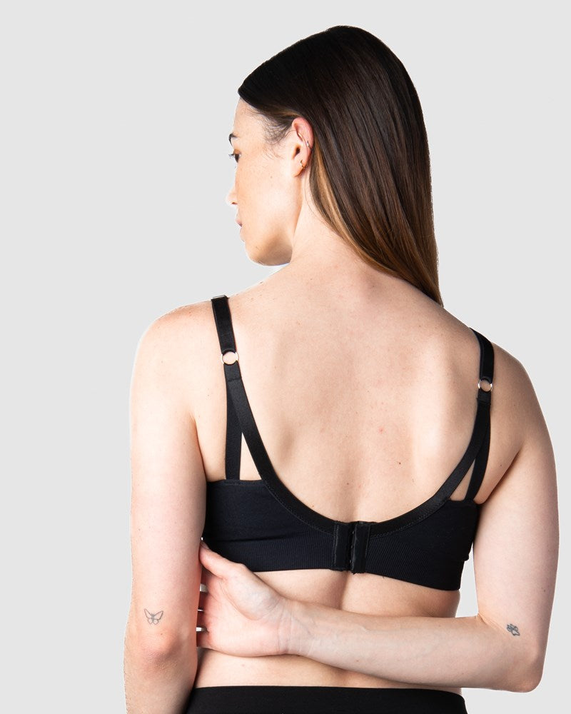 My Necessity Wirefree Nursing Bra - Black