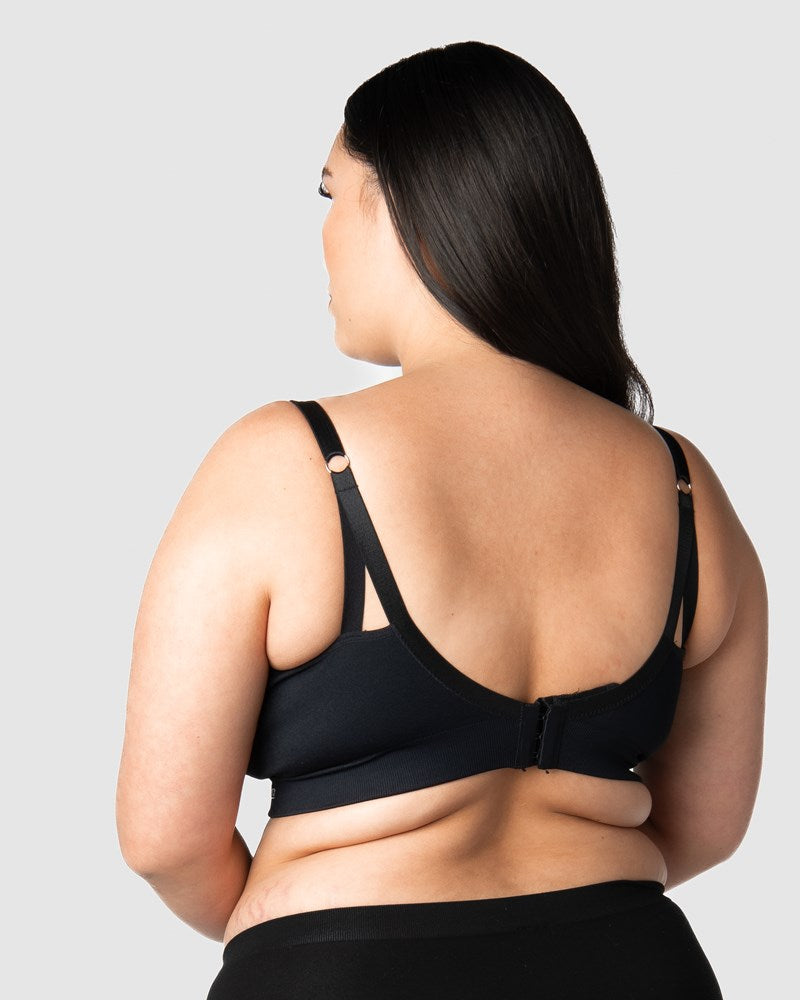 My Necessity Wirefree Nursing Bra - Black Busty