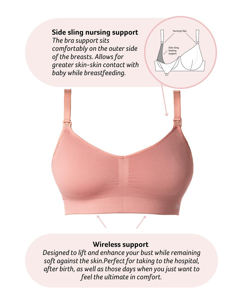 Technical features of My Necessity Seamless Nursing Bra - Sunrise Busty