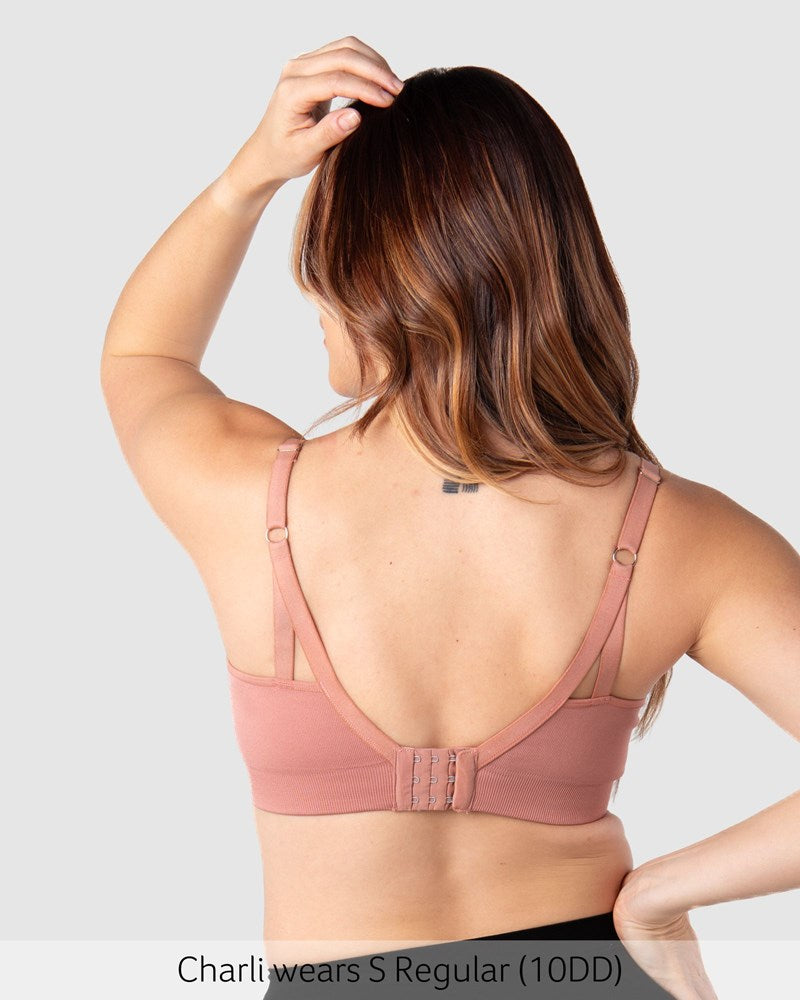 Back of My Necessity Seamless Nursing Bra - Sunrise