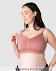 Nursing lip of My Necessity Seamless Nursing Bra - Sunrise Busty