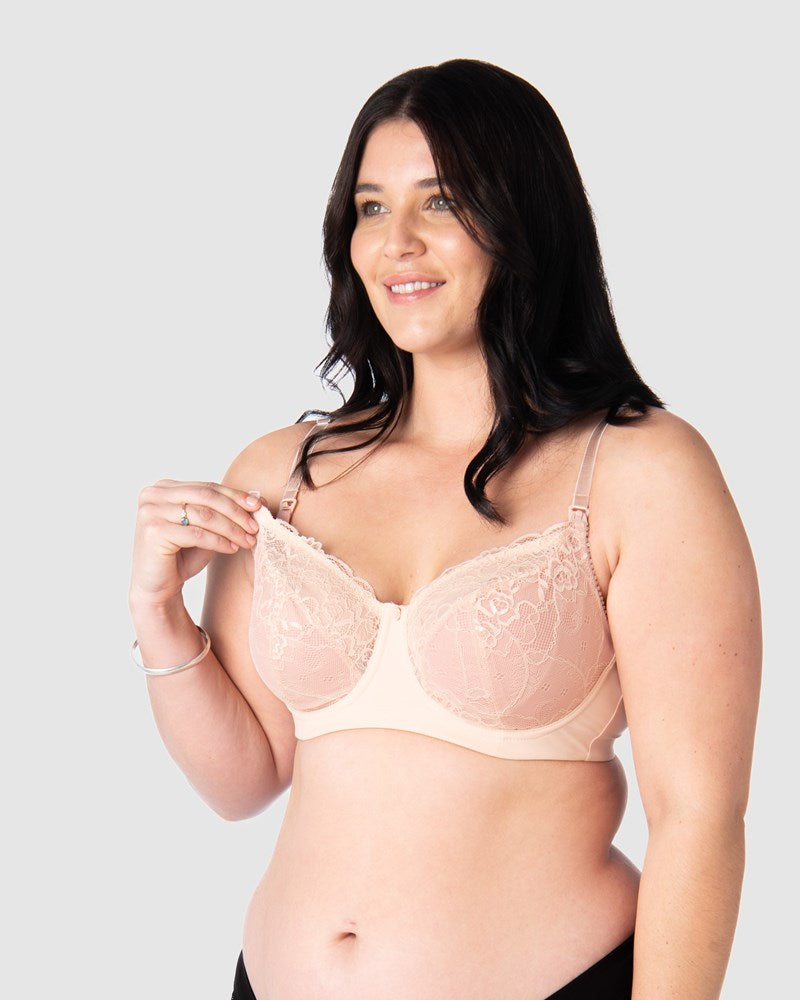 Temptation Full Cup Nursing Bra - Powder