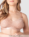 Close up of Warrior Multifit Nursing Bra - Bronze 
