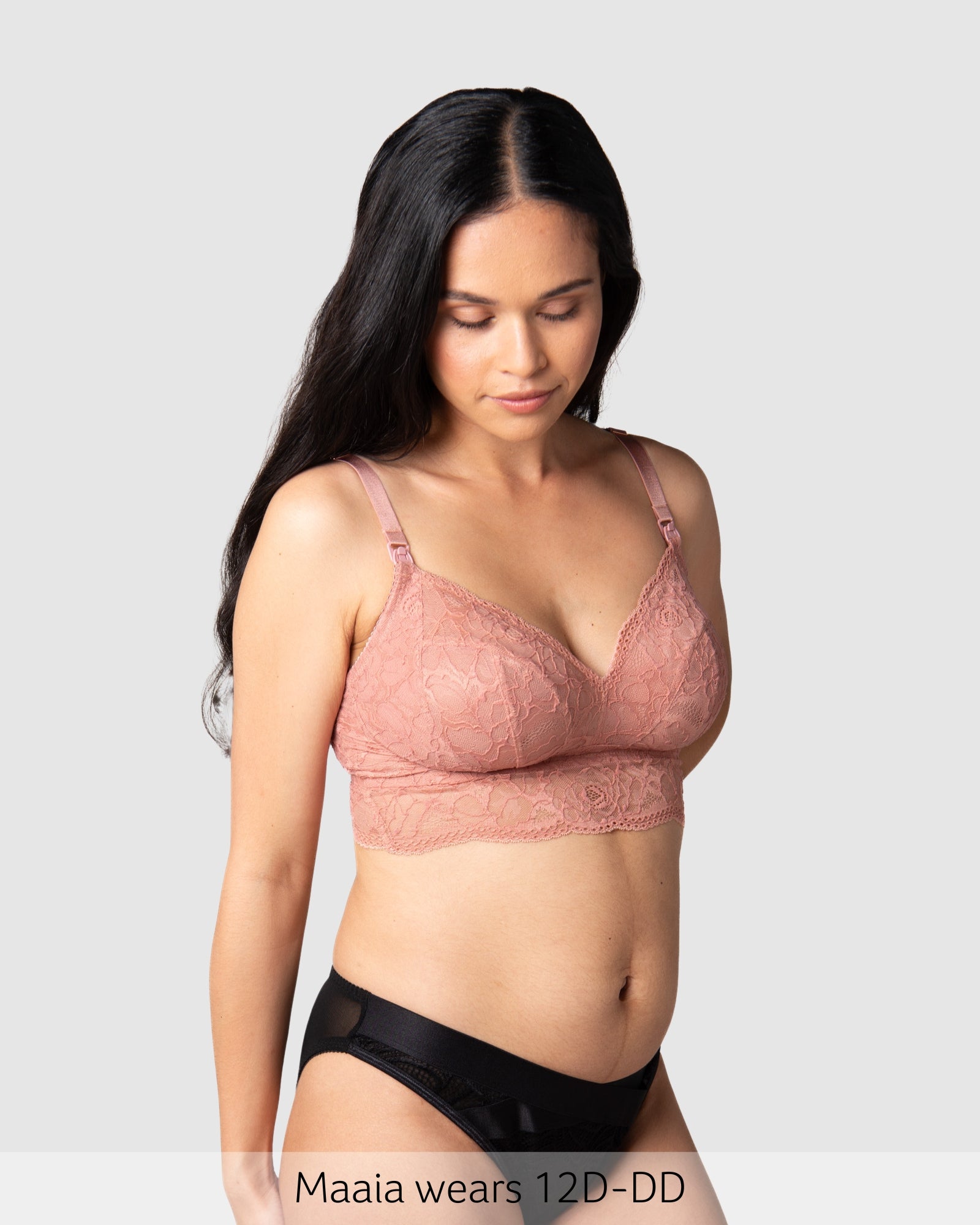 Heroine Multifit Nursing Bralette - Rose