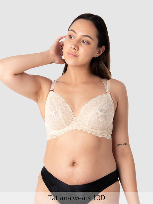 Heroine Plunge Nursing Bra - Sand
