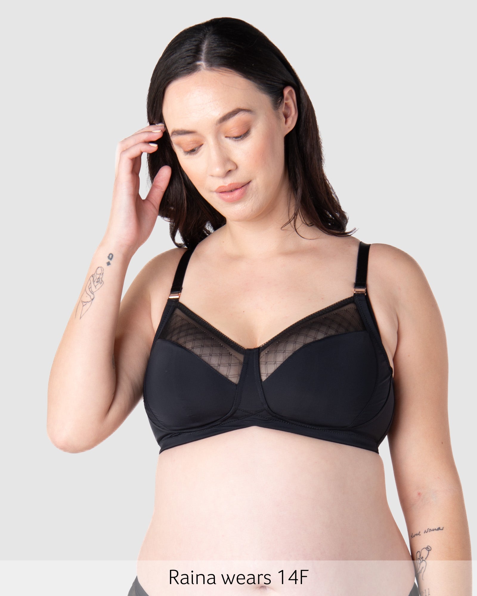 Lunar Eclipse Nursing Bra - Black