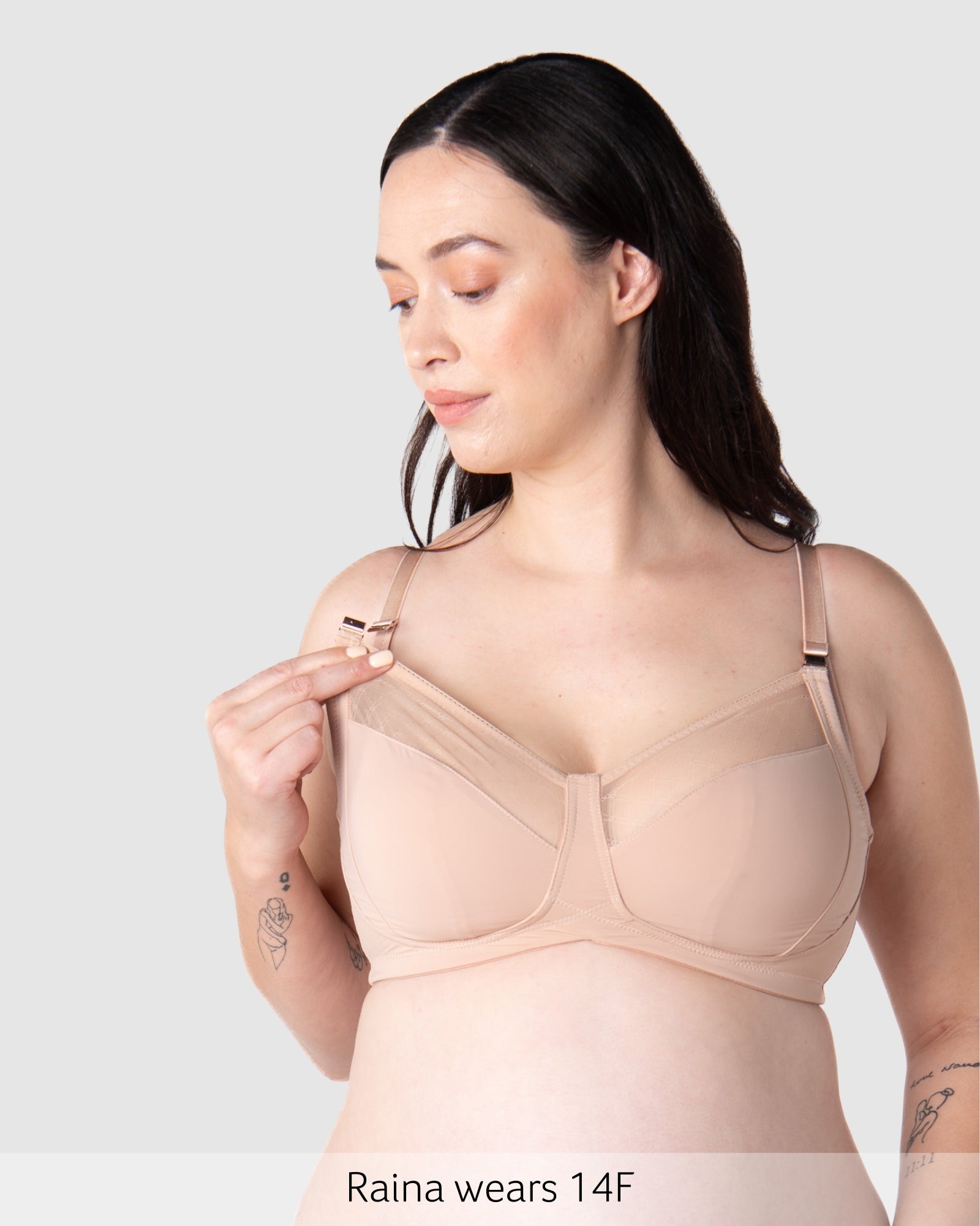 Lunar Eclipse Nursing Bra - Cashmere