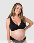 Hotmilk My Comfort FlexFit Bra in Black – back view, comfortable wirefree bra with wide supportive band