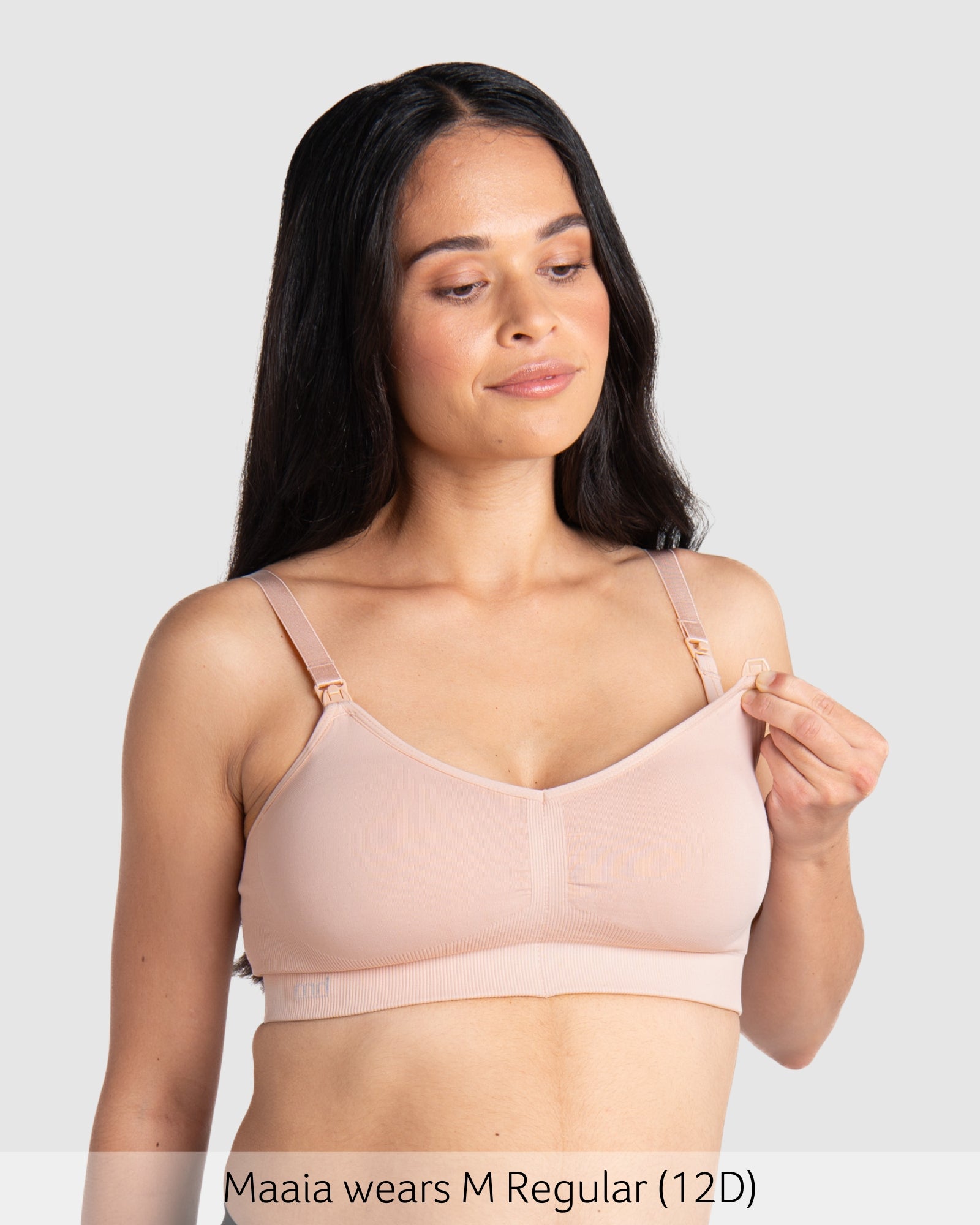 Nursing clip of My Necessity Seamless Nursing Bra - Ballet