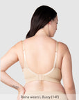 Back of My Necessity Seamless Nursing Bra - Frappe Busty