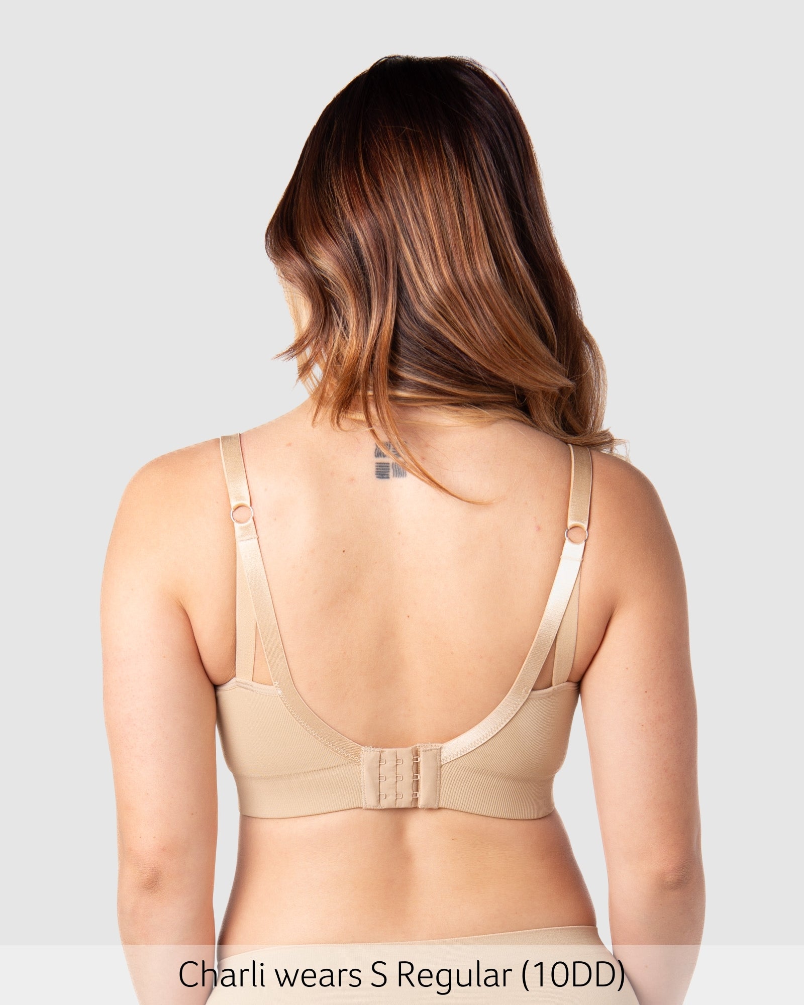 Back of My Necessity Seamless Nursing Bra - Frappe